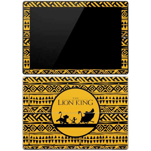 Disney The Lion King Simba Timon and Pumba Tribal Print Surface Pro 3 Skin